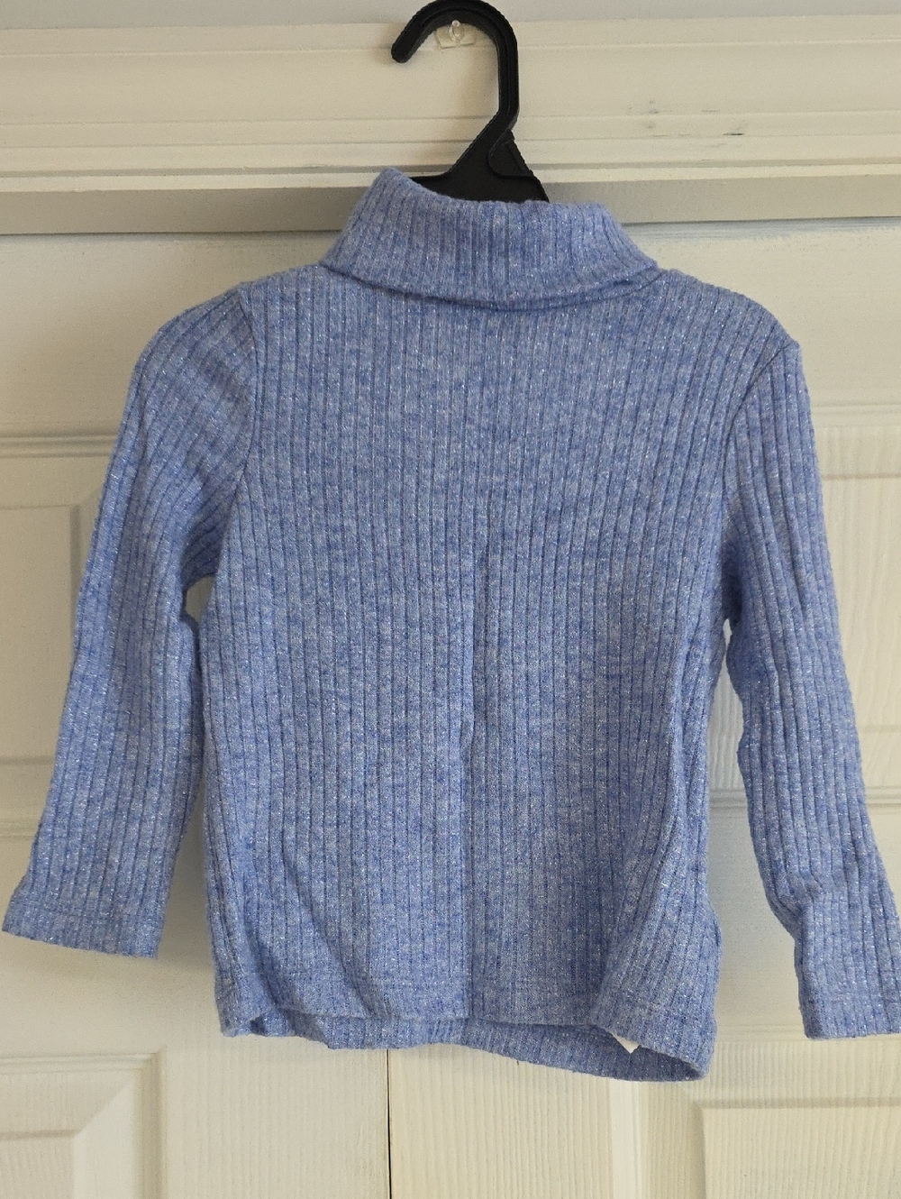 Old Navy Light Blue Ribbed Turtleneck Sweater